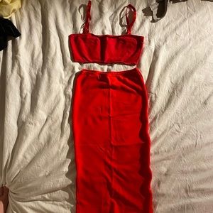 American apparel red set